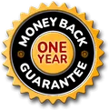 NeuroVera one-year money-back guarantee badge