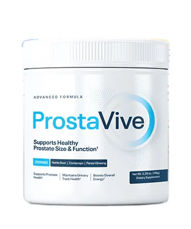 ProstaVive powdered supplement tub